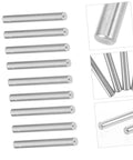 Stainless Steel Dowel Pins 100 Pcs Pro Grade Precision Fastening Pegs For Industrial Machinery Electronics And Automotive Applications Cylindrical Design Easy Installation Durable Humidity Resistant Pins For Tight Fits