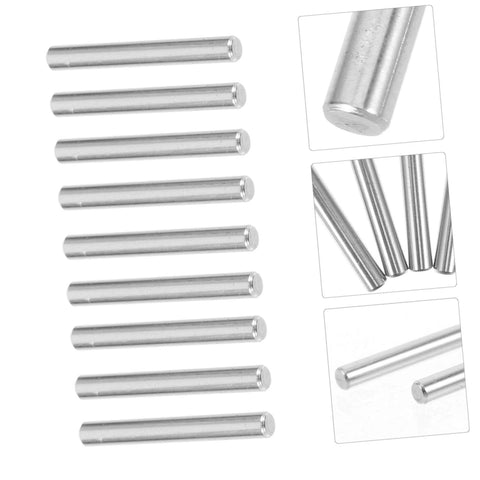 Stainless Steel Dowel Pins 100 Pcs Pro Grade Precision Fastening Pegs For Industrial Machinery Electronics And Automotive Applications Cylindrical Design Easy Installation Durable Humidity Resistant Pins For Tight Fits