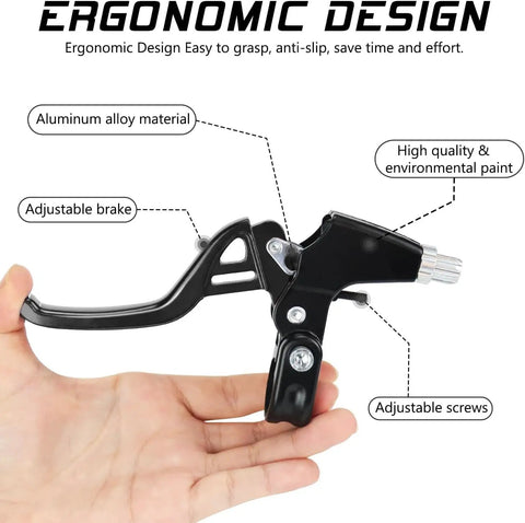 All In One Front And Rear C Caliper Brake Kit For Kids Bikes Compatible With Road Mountain And Hybrid Bikes lever detail