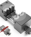Heavy Duty Mini Bench Vise With Self Adjusting Fractal Jaw, Solid Hella Versatile Clamping Tool For Irregular Parts, Precision Cnc Machined Aluminum for jewelry repair.