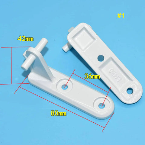 Universal Refrigerator Door Hinge Replacement Shaft For Midea Little Swam Royalstar And Other Standard Doors showing dimensions