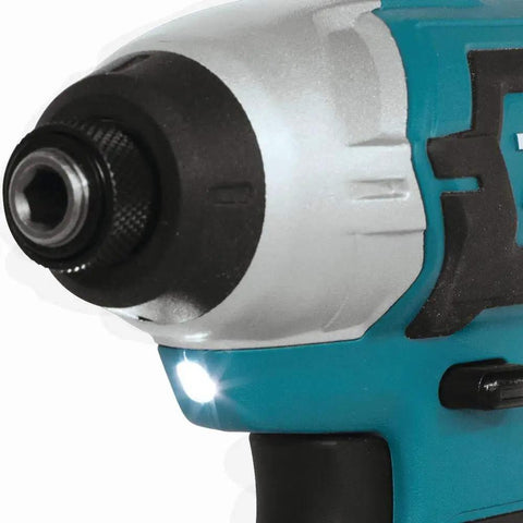 Close-up of 12V Max CXT Cordless Impact Driver With 970 Inch Pounds Torque Variable Speed 0 To 2600 RPM And 0 To 3500 IPM