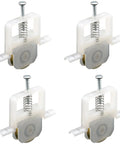 Four Pack Sliding Screen Door Tension Springs Replaces B 691 And B 695, nylon rollers with springs for smooth sliding doors.