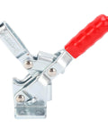 Quick Release Toggle Clamp For Welding And Woodworking High Strength Plunger Stroke Locking Clamp For Fixtures And Jigs, steel with red handle