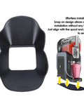 Front view of No Spill Pouring Guard For FS301 FS300 Slushie Machine, Snap On Fit, Keeps Drips In Check, Dishwasher Safe, Food Grade PP.