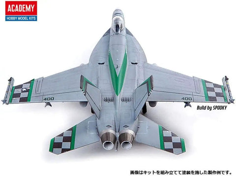 F A 18 E Super Hornet 1 72 Scale Plastic Model Kit Unpainted Assembly Ready To Paint Glue And Paints Sold Separately VFA 195