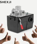 Universal Air Compressor Pressure Switch 4 Port One Quarter Inch NPT 95 125 PSI Cut In Cut Out With Unloader Valve