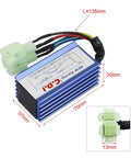High Performance GY6 6 Pin AC Racing CDI Box For 50cc 125cc 150cc Chinese Scooter Go Kart ATV Dirt Bike Ride Ready aluminum body