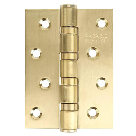 Rock Solid Heavy Gauge Stainless Steel Door Hinges With Hydraulic Buffering And Brushed Metal Hardware for smooth cabinet operation.