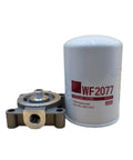 Coolant Filter With Base For Cummins B6.7 And ISL9 Engines Replacement P554685 WF2077 Cross Reference To Fleetguard John Deere Donaldson Three Eighths Inch NPT Spin On Head