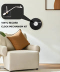 Vinyl Record Clock Mechanism Replacement Kit With Precise Timekeeping And Durable Hands For Easy DIY Repair And Home Decor shown