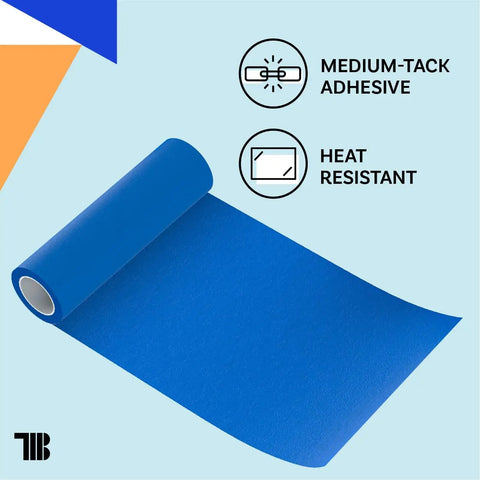 Extra Wide Blue Painters Tape for 3D Printing and Laser Cutting, 12 Inch by 60 Yards, Made in America, Clean Removal Up to 21 Days