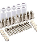 Image of Beefy Pro Grade Plasma Cutting Consumables Set 50Pcs for PCM 500i Cutter PT 31XL Torch, includes various components.