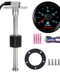 7 Inch High Resolution Fuel Level Sending Unit And Gauge Kit In SUS316 Stainless Steel For Boats Trucks Campers And RVs 180 mm Gas Sender With 240 Ohm To 33 Ohm Output Water Level Sensor