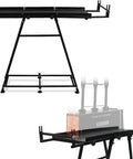 Heavy Duty Blacksmith Forge Stand For Single, Double, And Three Burner Kits Heat Resistant Steel Propane Forge Stand For Blacksmith