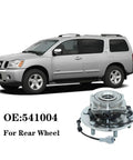 Beefed Up Rear Wheel Hub And Bearing Assembly With ABS For Nissan Pathfinder 2004 Armada 2005 2012 Infiniti QX56 2004 2010 6 Lug