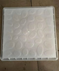 Two Piece Concrete Molds For Walkways And Paths DIY Plastic Square Stamps For Flagstone Casting Concrete Paver Molds