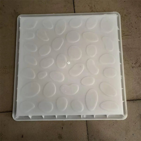 Two Piece Concrete Molds For Walkways And Paths DIY Plastic Square Stamps For Flagstone Casting Concrete Paver Molds
