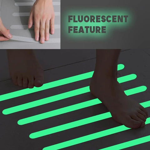 Dope Glow In The Dark Tape Strips For Stairs And Steps Solid Luminous Safety Egress Markers Battery Free Emergency Exit Signs Keep Your Spot Legit Safe Tonight