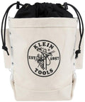 Front view of Extra Tall Top Closing Tool Bag With 3-Inch Drawstring, Heavy Duty No 4 Canvas, 5 X 12 X 9 Inches, Durable for pros
