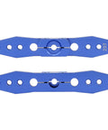 Blue aluminum double arm of the Three Piece Aluminum RC Clamping 25T Servo Horns Set for Futaba Axial Savox Xcore MG995 MG996R