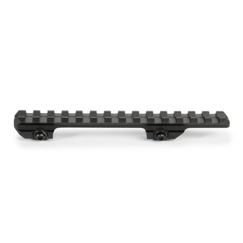 Single Picatinny Rail Mount For Ruger Mini 14 And Mini 30 Ranch Rifles, Easy Clamp On Optic Mount, Aluminum Build, Side View