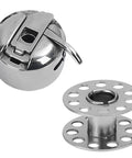 22 Piece Pro Grade Stainless Steel Sewing Machine Bobbin Set For Embroidery And Crafting Rust Resistant Durable Bobbins shown