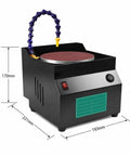 Versatile Wet Dry Bench Grinder And Powerful Electric Knife Sharpener With 7 Speed Settings For Metal Polishing And Tool Sharpening That Gets The Job Done Fast While Delivering A Slick Finish Every Single Time - compact design with cooling hose.