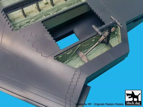 1 To 72 B-2 Spirit Bomb Bay And Wheel Bays Resin Upgrade Set For Modelcollect Kit ultra detailed interior view