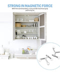 Zinc Alloy Door Stopper Buffer With Maximum Grip And Firm Hold For Home And Hotel Use Silver in kitchen setting