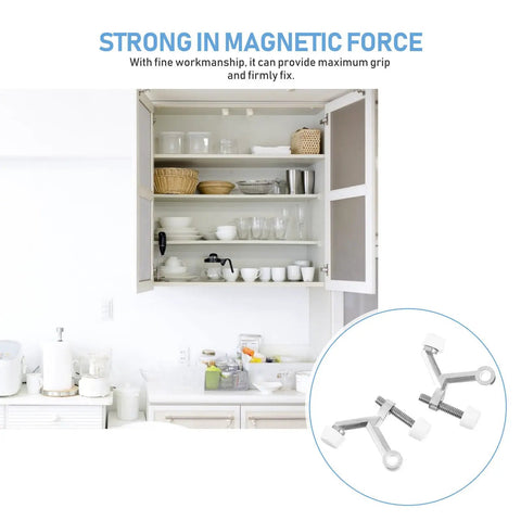 Zinc Alloy Door Stopper Buffer With Maximum Grip And Firm Hold For Home And Hotel Use Silver in kitchen setting