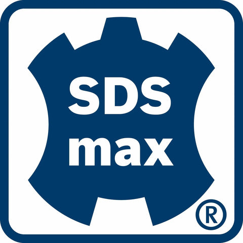 SDS max logo for 2-5/8 Inch Two Piece Rotary Hammer Core Bit With Wave Design For Up To 40 Percent Faster Drilling