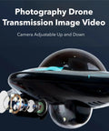 Pro Grade Underwater Drone With Bionic Manta Ray Design showcasing smart camera lens and real-time video transmission features