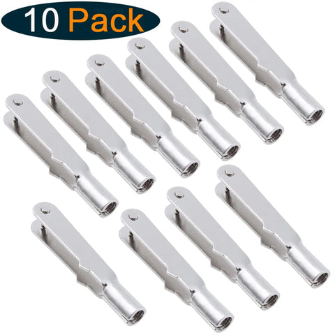 10 Pack Beefy Steel Quick Link Clevis Replacement Parts For RC Airplane M3 Size Durable Upgrade Connectors