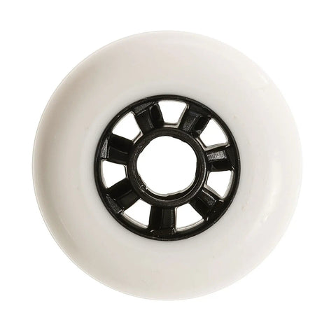 Hydrogen 90 mm Inline Skate Wheels 85A For Adults White 8 Wheel Set High Speed Durable Urethane With Cushioned Ride For A Smooth Fast Cruising Experience