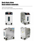Real Deal Dry Ice Blasting Machine With Wireless Spray Gun For Knocking Heavy Grime And Stuck Paint Off Garage Gear Without Causing Major Headaches Later, shown from multiple angles.