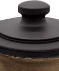 Close-up of Rock Solid Twist Close Bathtub Drain Trim with one hole overflow faceplate in quality oil rubbed bronze finish.
