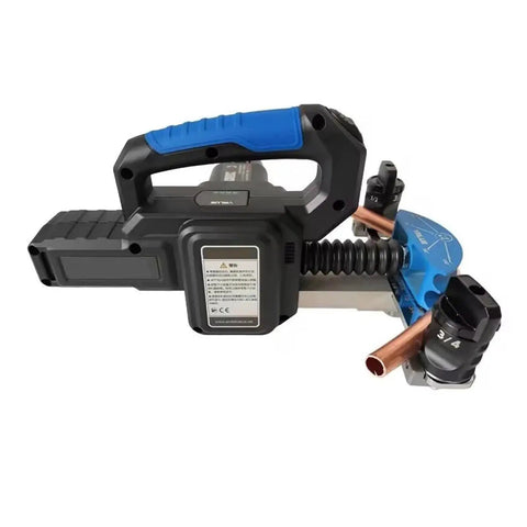 Professional Grade Lithium Electric Tube Bender For Copper Pipe 6 To 22 Mm Air Conditioning Line Set Tool portable design and adjustable fittings.