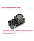 Beefed-Up 5.8 Gigahertz 2000mW FPV Transmitter with heat sink and SMA antenna for drones with 20km range, 8-channel video TX