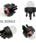 Two Size 2 Foot Fuel Line Hose Filter Kit With Primer Bulb And Spark Plug For Poulan Craftsman Chainsaw Replaces 530071835 530037793