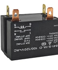 Heavy Duty 30A SPDM Relay For Vehicles And Industrial Equipment, 277VAC Load Rating With 100 And 120VAC Control, Fast Terminal Connectors