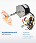 Beefy Condenser Blower Motor One Third To One Sixth HP 1075 RPM 208-230V 2A 48Y Frame Replaces ORM5458 Reversible