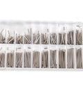 Watch Bracelet Repair Kit With Rivet Screws Spring Bars Ceramic Link Pins Assortment Set, assorted spring bars in case