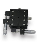 Motorized Rotary Positioning Stage For Precision Alignment 60 By 60 mm with micrometer drives and worm-gear transmission.