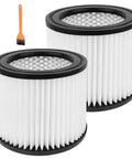 2 Pack Replacement Cartridge Filter For Wet Dry Vacuum Cleaners Fits Most 4 Gallon And Smaller Units Compatible With 90398 9039800