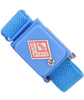 Blue Pro Grade ESD Wrist Strap Kit For Electronics Must Have Adjustable Anti Static Bracelet To Prevent Static Damage visible.
