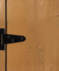 6 Pack Tee Hinge 2 Inch Heavy Duty T Strap Hinges Black For Barn Doors Gates Sheds Wooden Fences Wrought Iron Rustproof Hardware installed