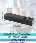 Mini Lathe Burnishing Tool Dishing Out Slick Metal Polish With Tough Bearing Steel Rollers, 5.43in length for smooth polishing.