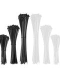 600 Piece Industrial Grade Zip Ties Set Assorted Sizes UL94V2 Certified UV Resistant And Extreme Temperature Ready For RV Home And Workshop Use Heavy Duty PA66 Nylon Cable Ties Built For Outdoor Tough Jobs shown in assorted bundles