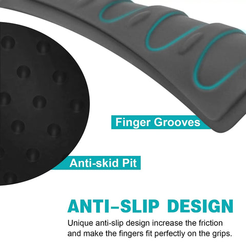 Antislip Bicycle Handlebar Grips Protector For Mountain Road And Folding Bikes Black And Grey Soft TPR Rubber For Comfy Ride